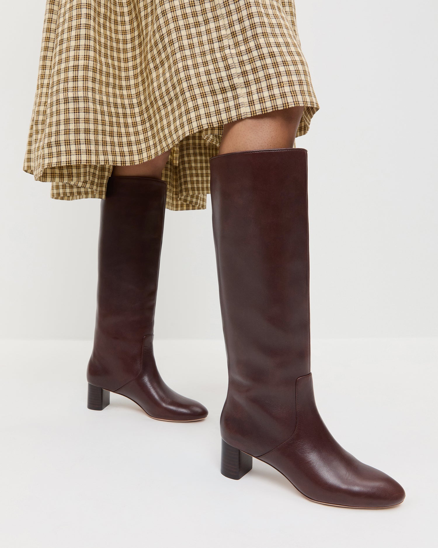 Loeffler Randall Women / Gia Espresso Leather Tall Boot