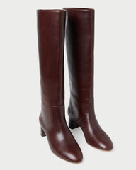 Loeffler Randall Women / Gia Espresso Leather Tall Boot