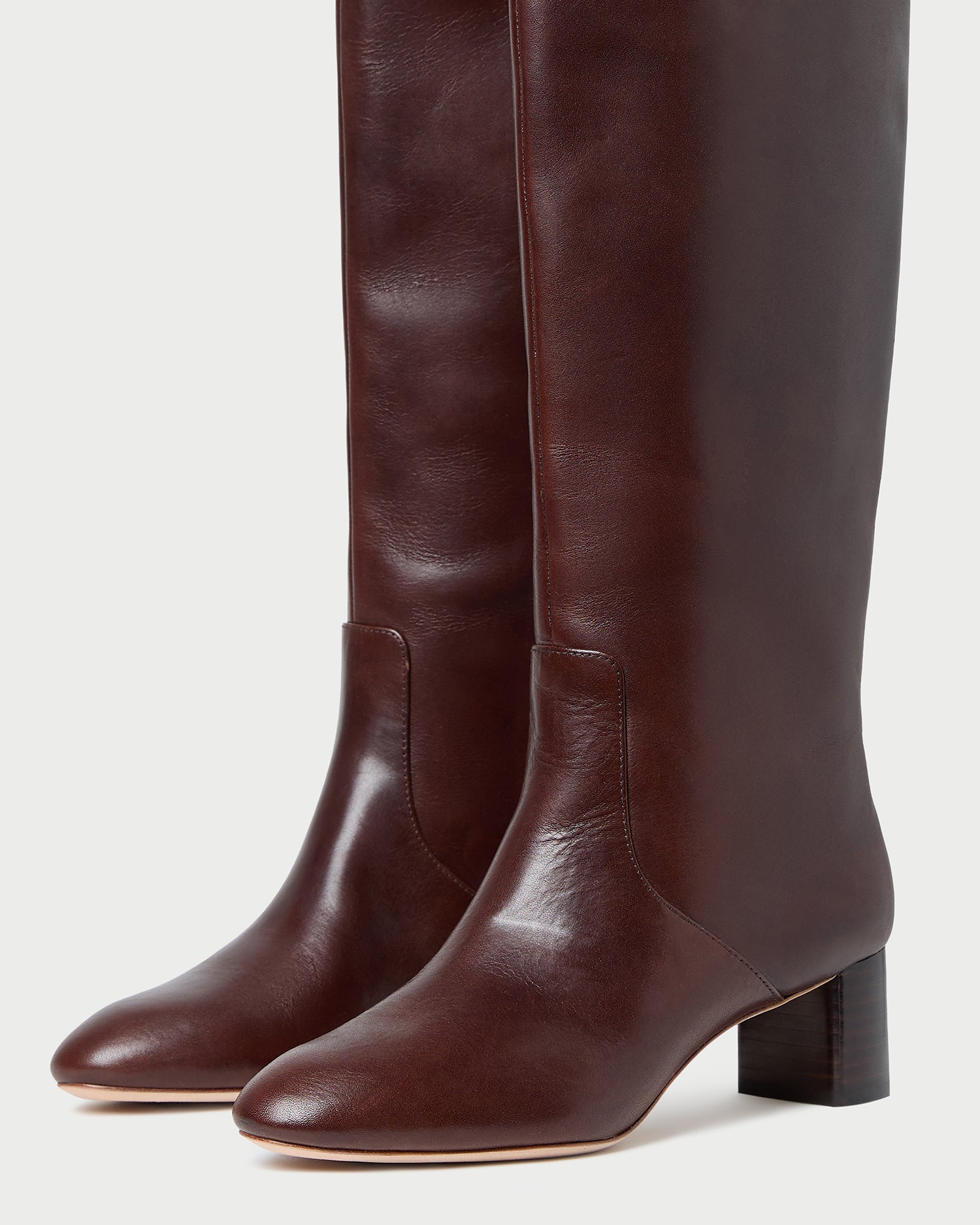 Loeffler Randall Women / Gia Espresso Leather Tall Boot