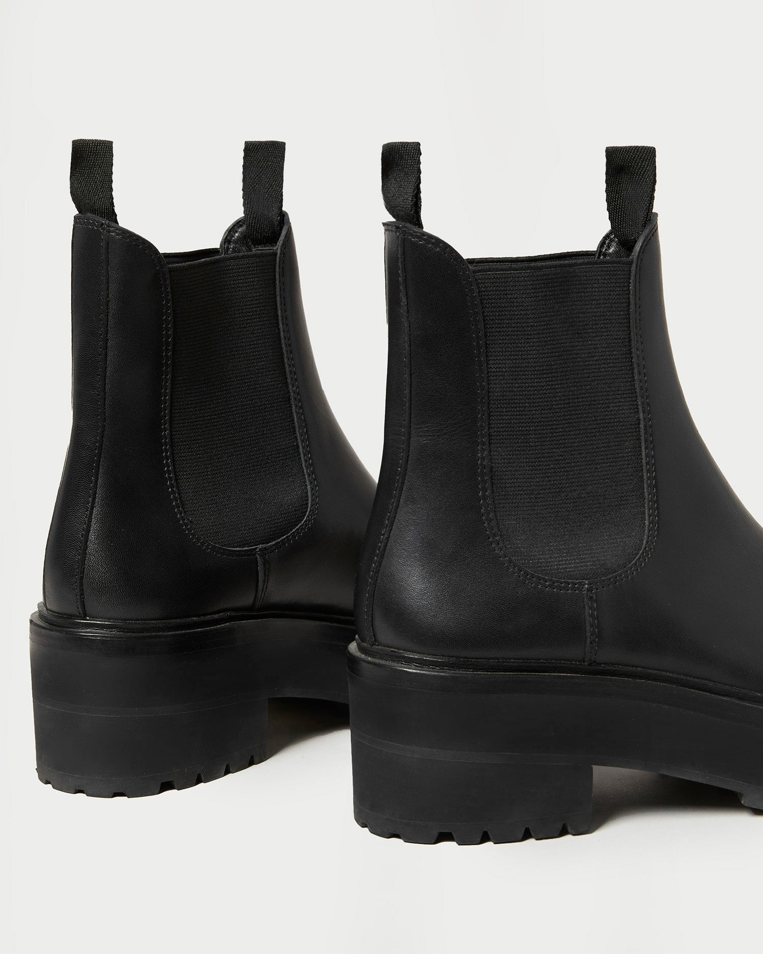 Loeffler Randall Women / Reggie Black Leather Chelsea Boot