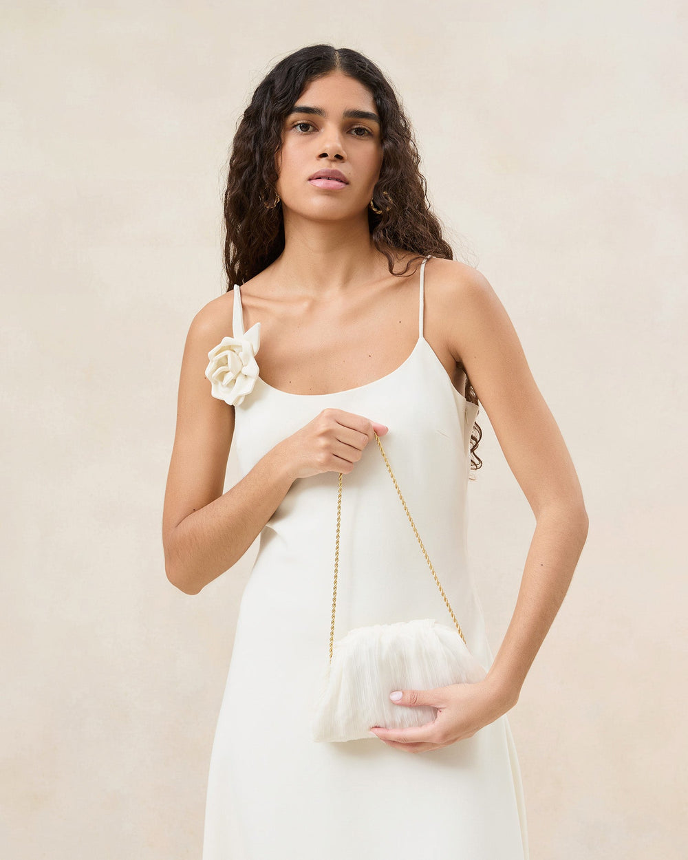 Loeffler Randall Women / Bailey Pearl Pleated Dome Clutch