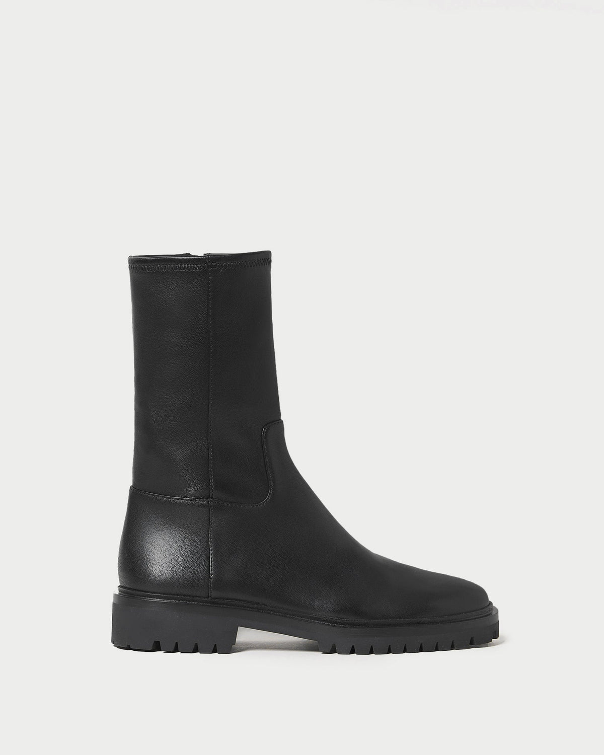Loeffler Randall Women / Danny Black Leather Lug Boot
