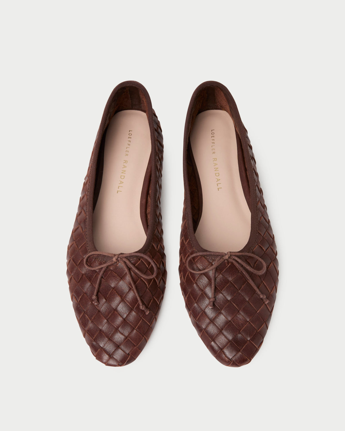 Loeffler Randall Women / Landry Chocolate Woven Ballet Flat