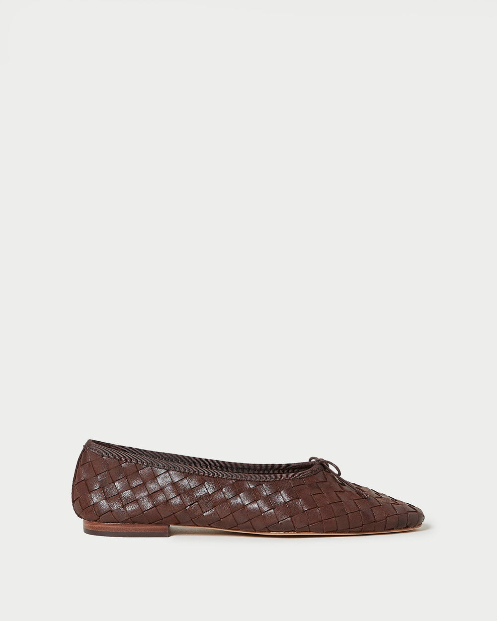 Loeffler Randall Women / Landry Chocolate Woven Ballet Flat