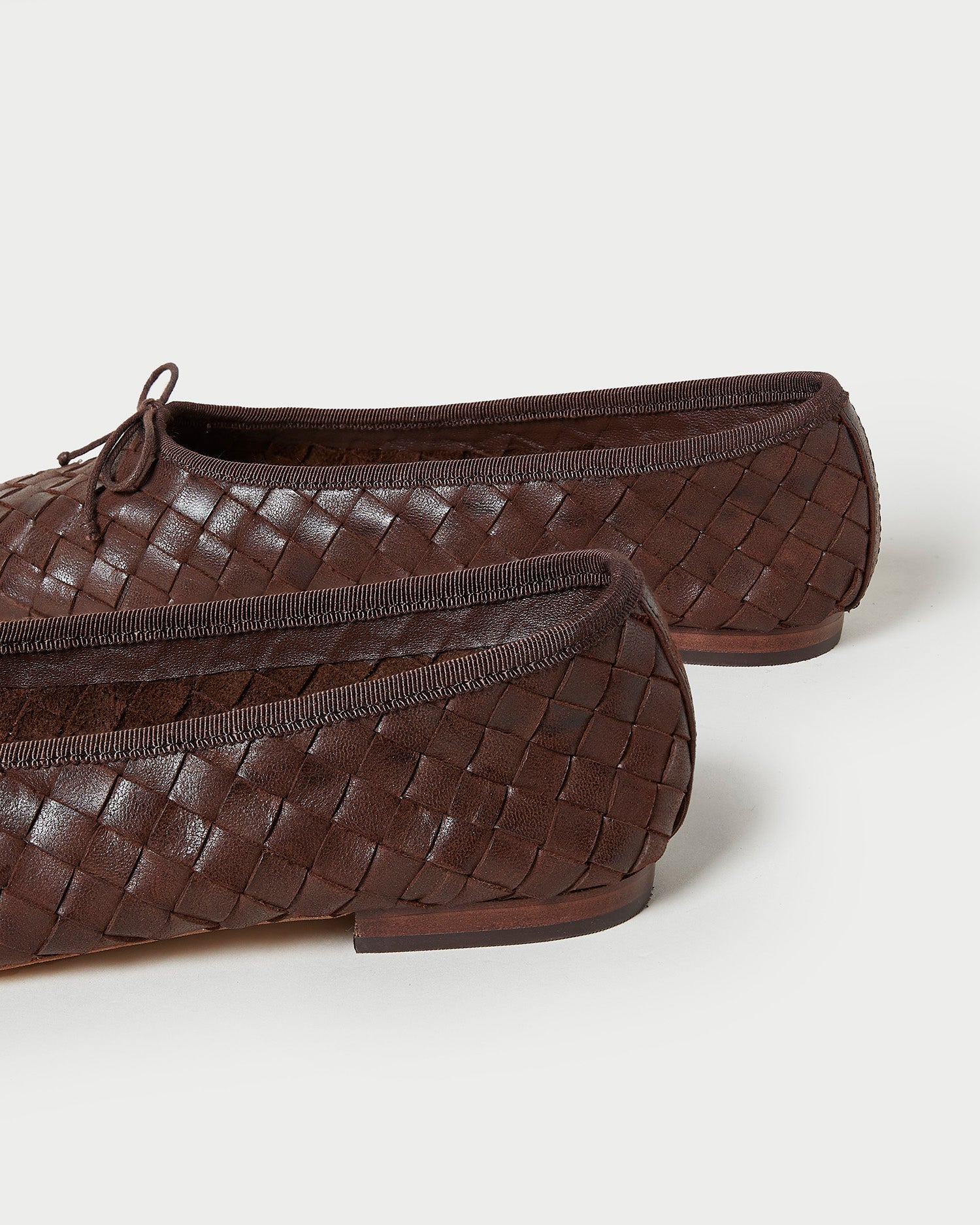 Loeffler Randall Women / Landry Chocolate Woven Ballet Flat
