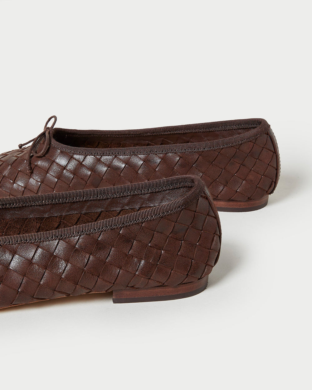 Loeffler Randall Women / Landry Chocolate Woven Ballet Flat