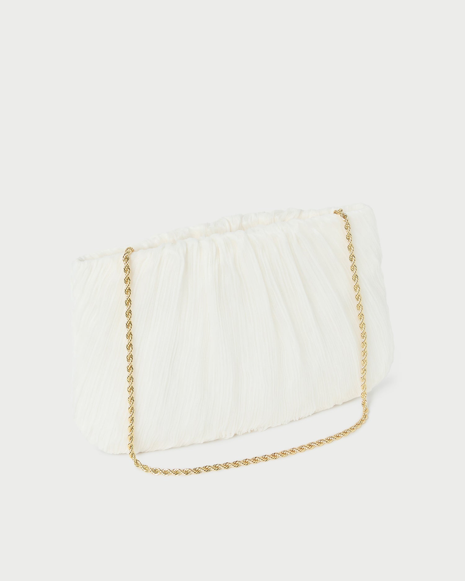 Loeffler Randall Women / Brit Pearl Flat Pleated Clutch