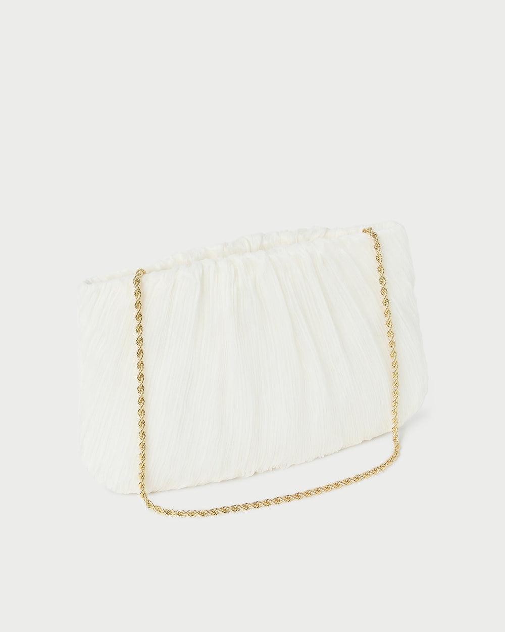 Loeffler Randall Women / Brit Pearl Flat Pleated Clutch