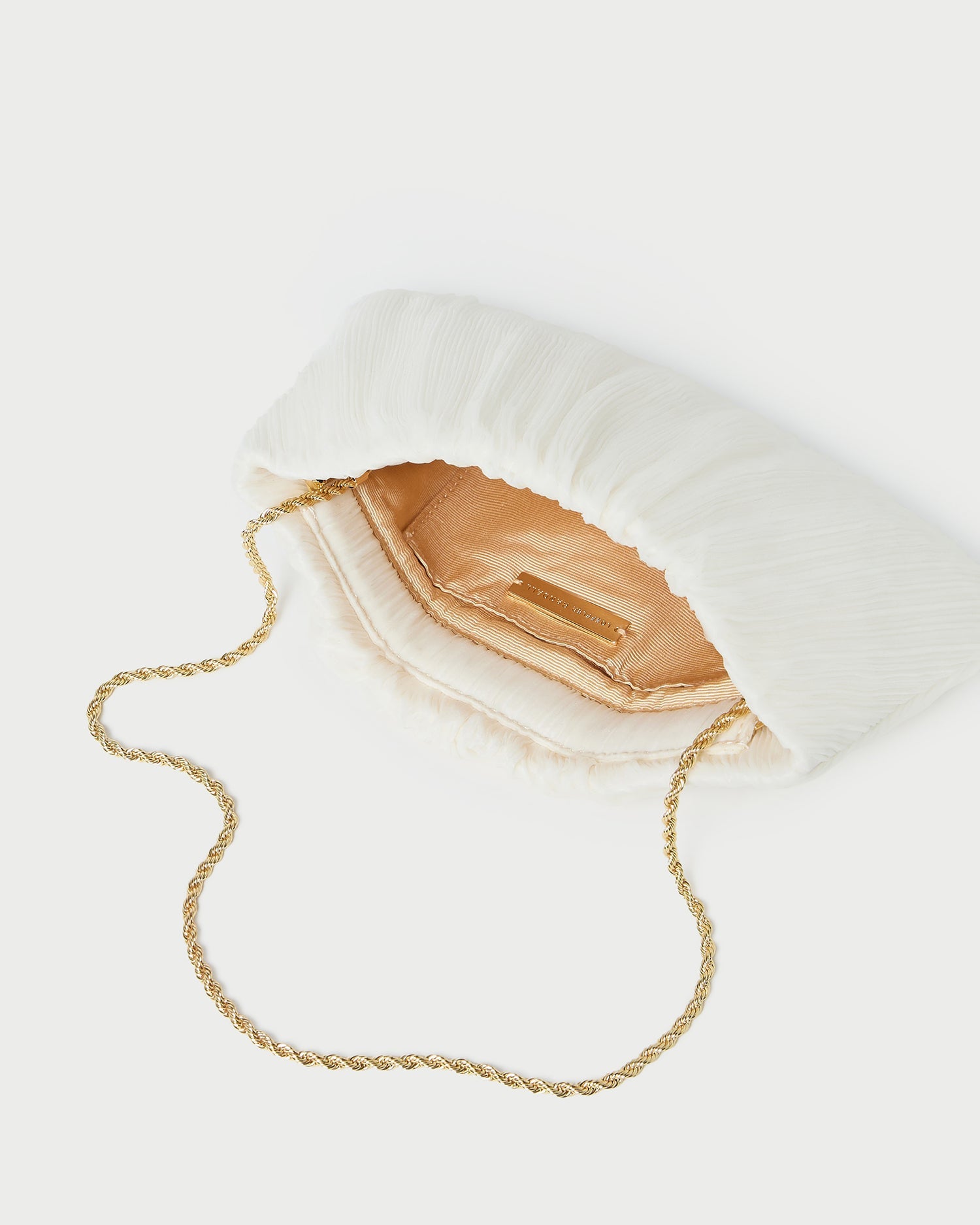 Loeffler Randall Women / Brit Pearl Flat Pleated Clutch