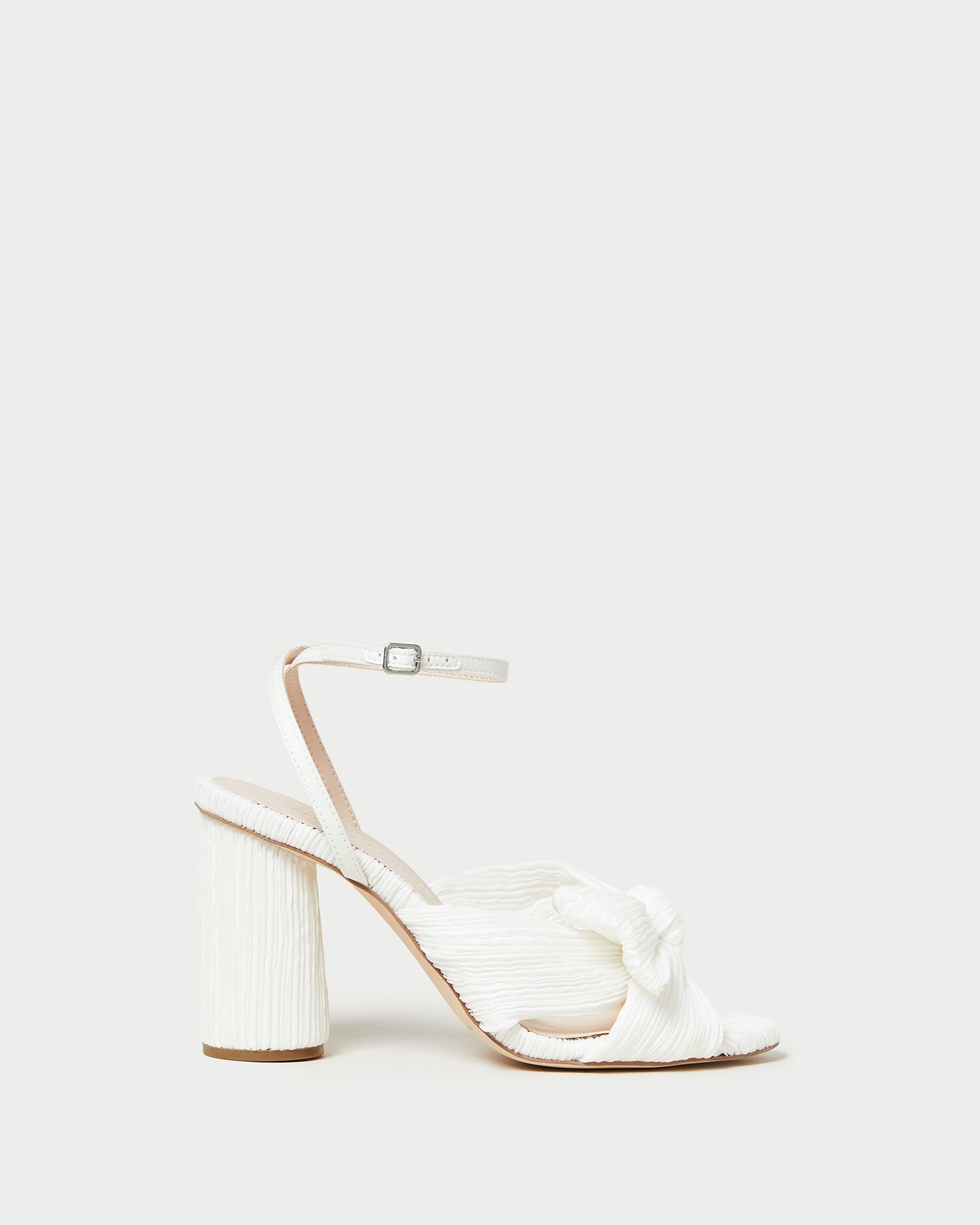 Loeffler Randall Women / Camellia White Pleated Bow Heel
