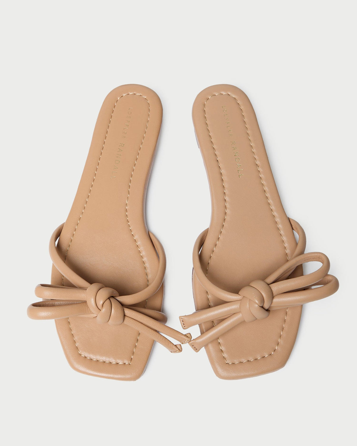 Loeffler Randall Women / Hadley Dune Leather Bow Sandal