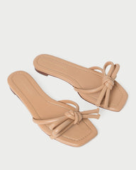 Loeffler Randall Women / Hadley Dune Leather Bow Sandal