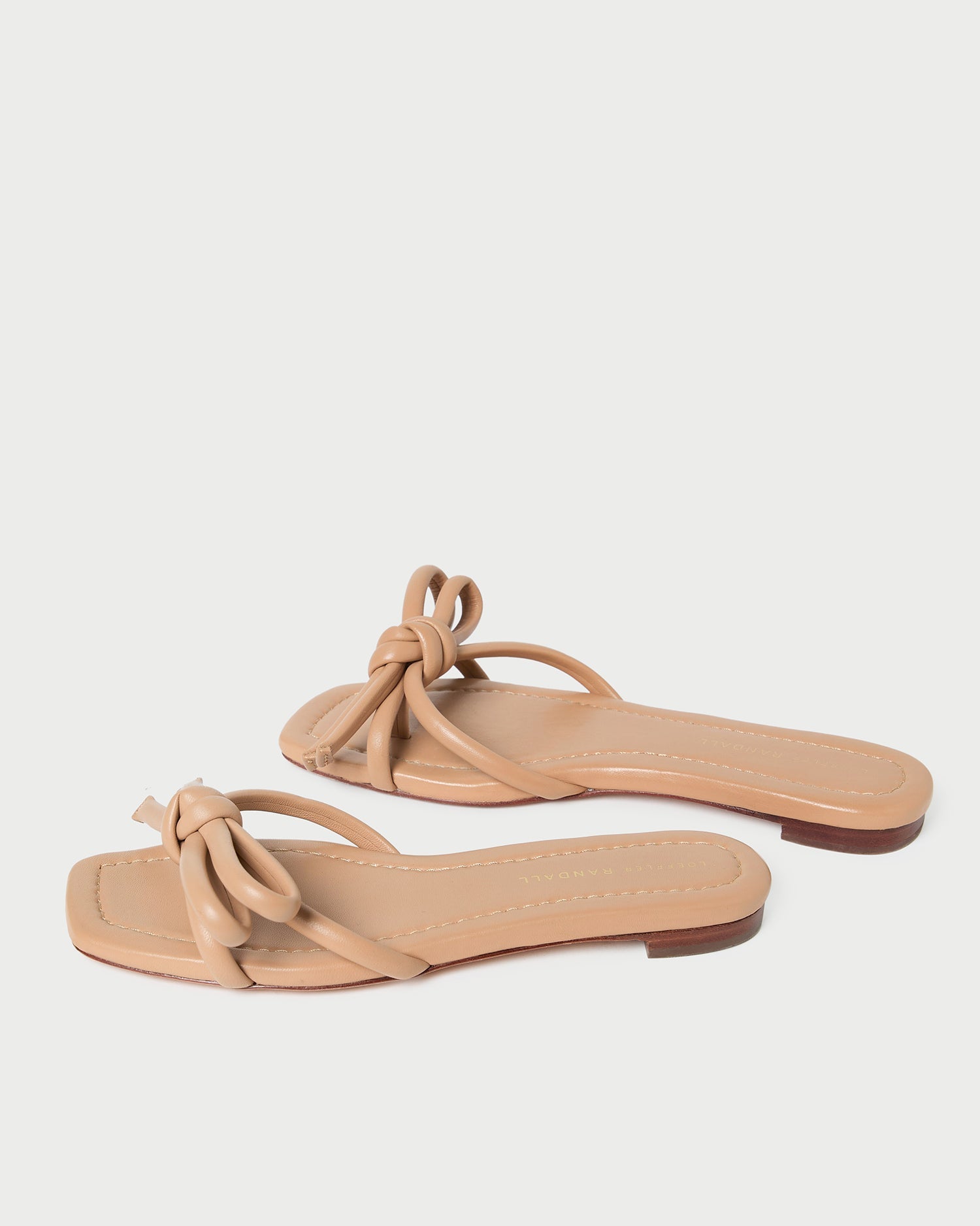 Loeffler Randall Women / Hadley Dune Leather Bow Sandal