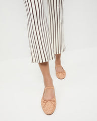 Loeffler Randall Women / Leonie Honey Woven Ballet Flat