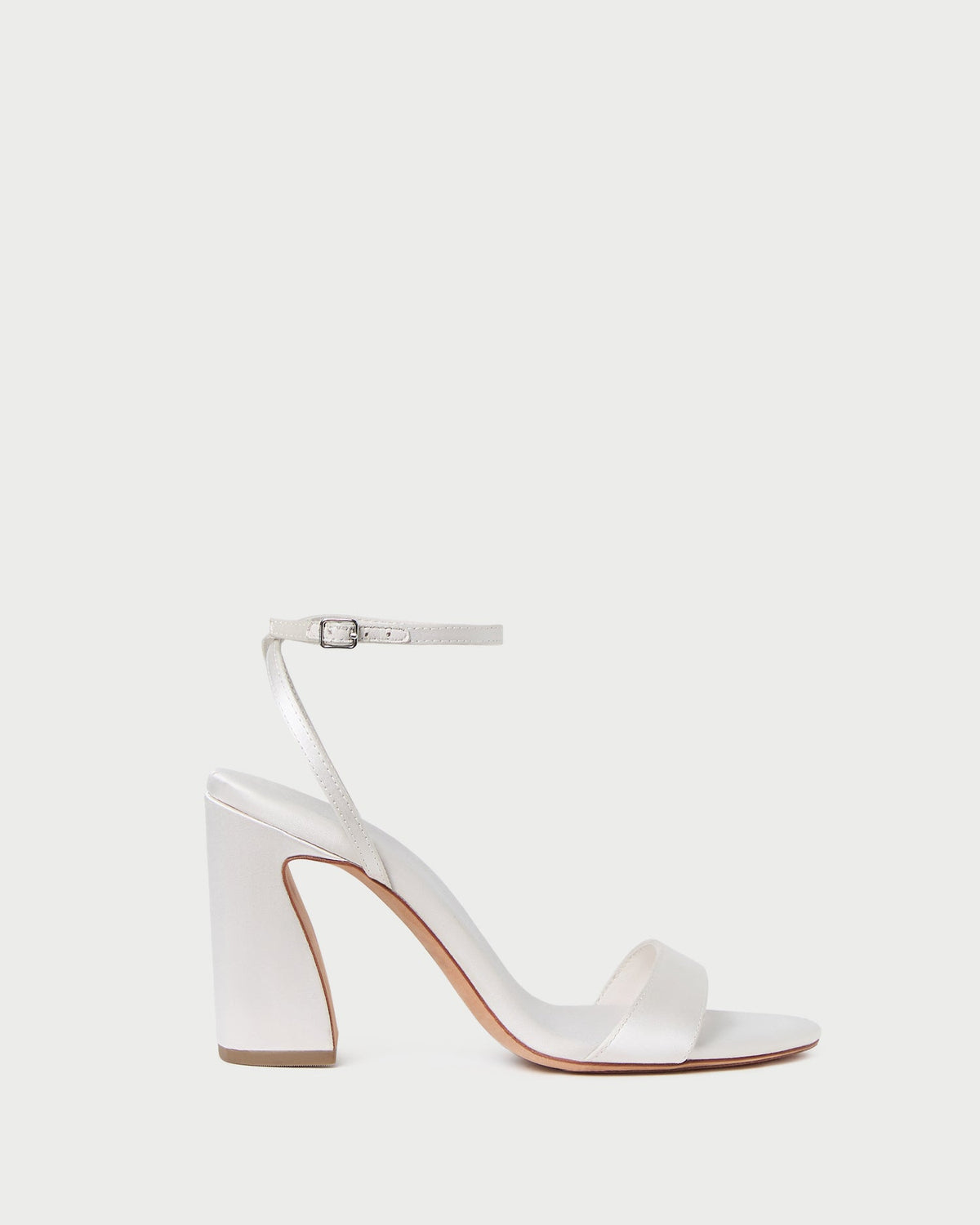 Loeffler Randall Women / Malia Cream Curved-Heel Sandal