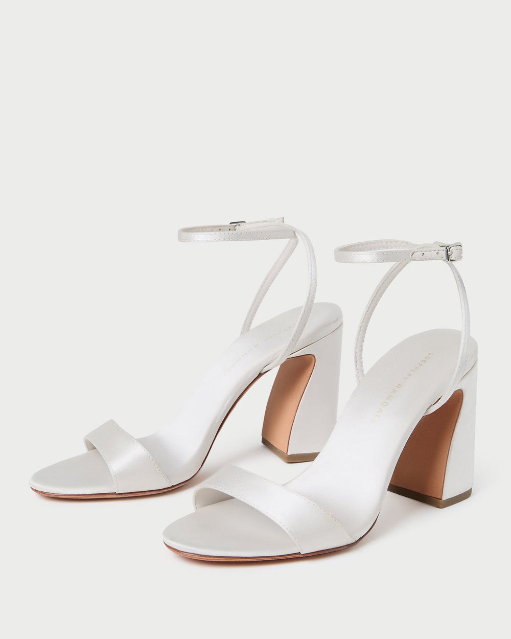 Loeffler Randall Women / Malia Cream Curved-Heel Sandal