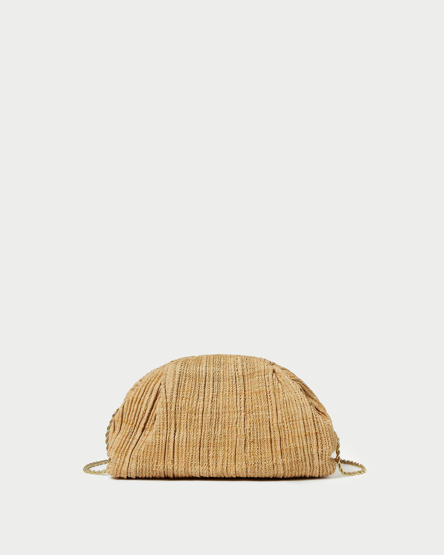 Loeffler Randall Women / Bailey Natural Pleated Dome Clutch