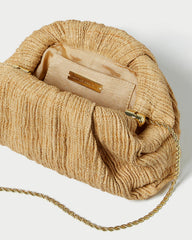 Loeffler Randall Women / Bailey Natural Pleated Dome Clutch
