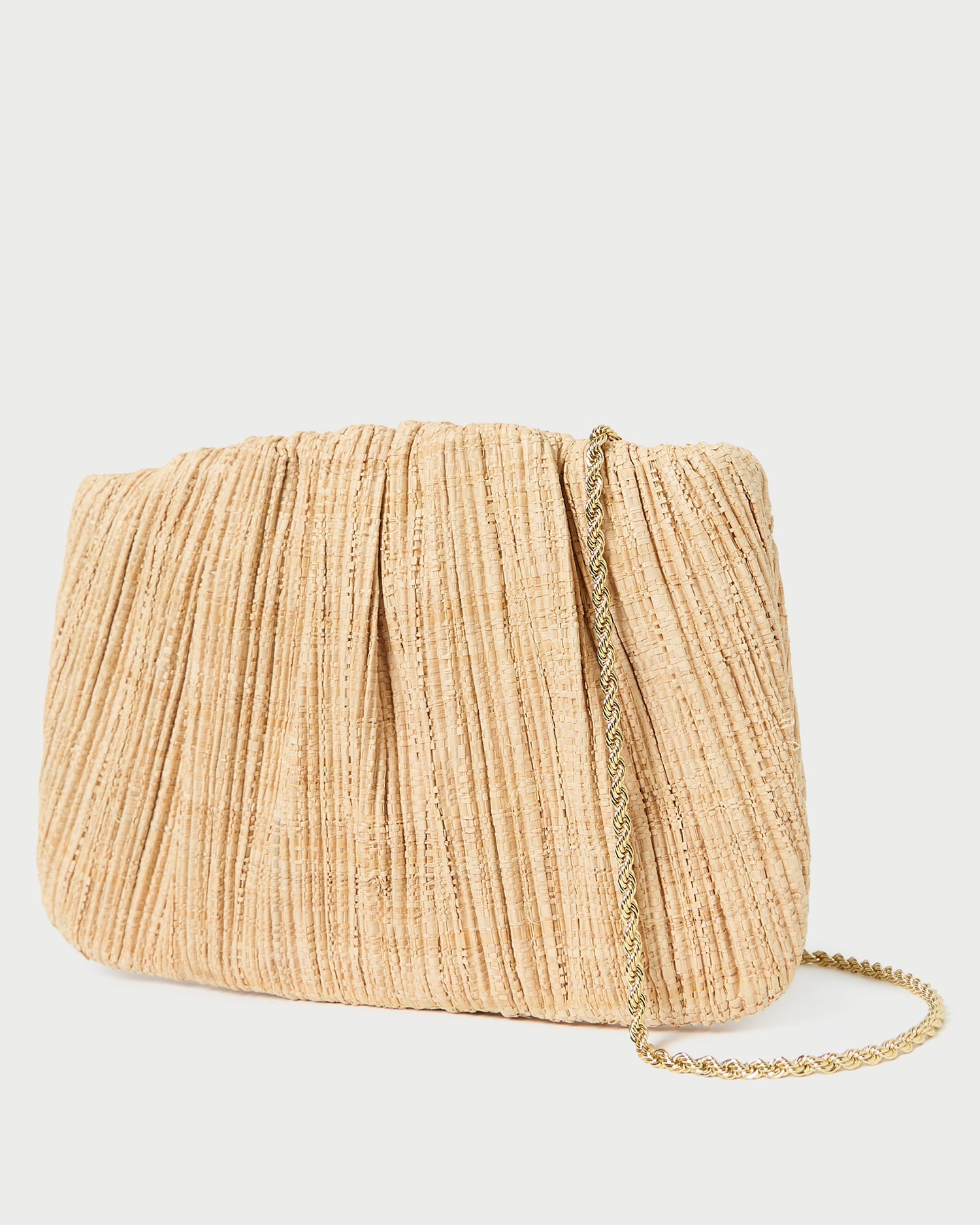 Loeffler Randall Women / Brit Natural Flat Pleated Clutch