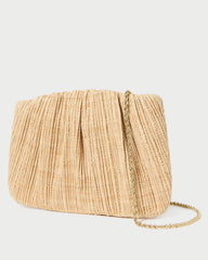 Loeffler Randall Women / Brit Natural Flat Pleated Clutch