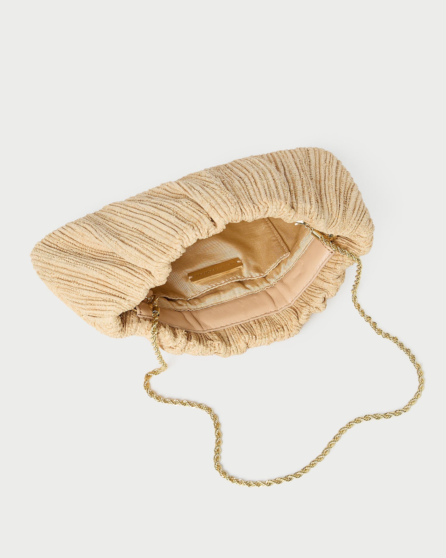 Loeffler Randall Women / Brit Natural Flat Pleated Clutch