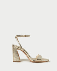 Loeffler Randall Women / Malia Champagne Curved-Heel Sandal