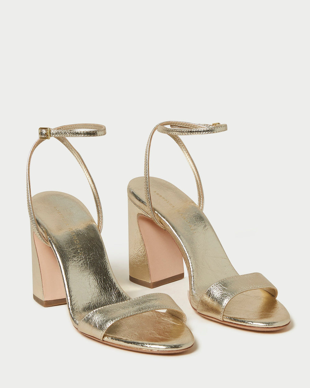 Loeffler Randall Women / Malia Champagne Curved-Heel Sandal