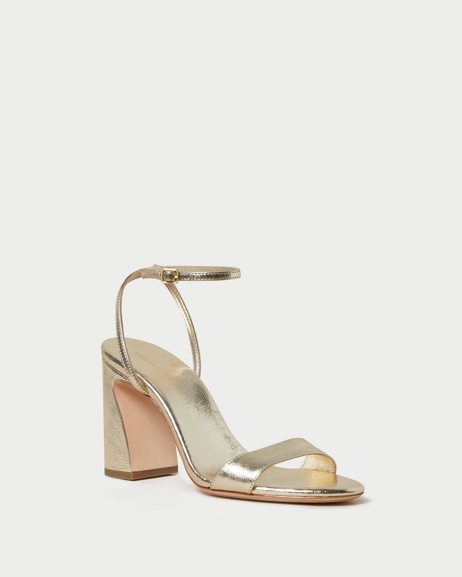 Loeffler Randall Women / Malia Champagne Curved-Heel Sandal