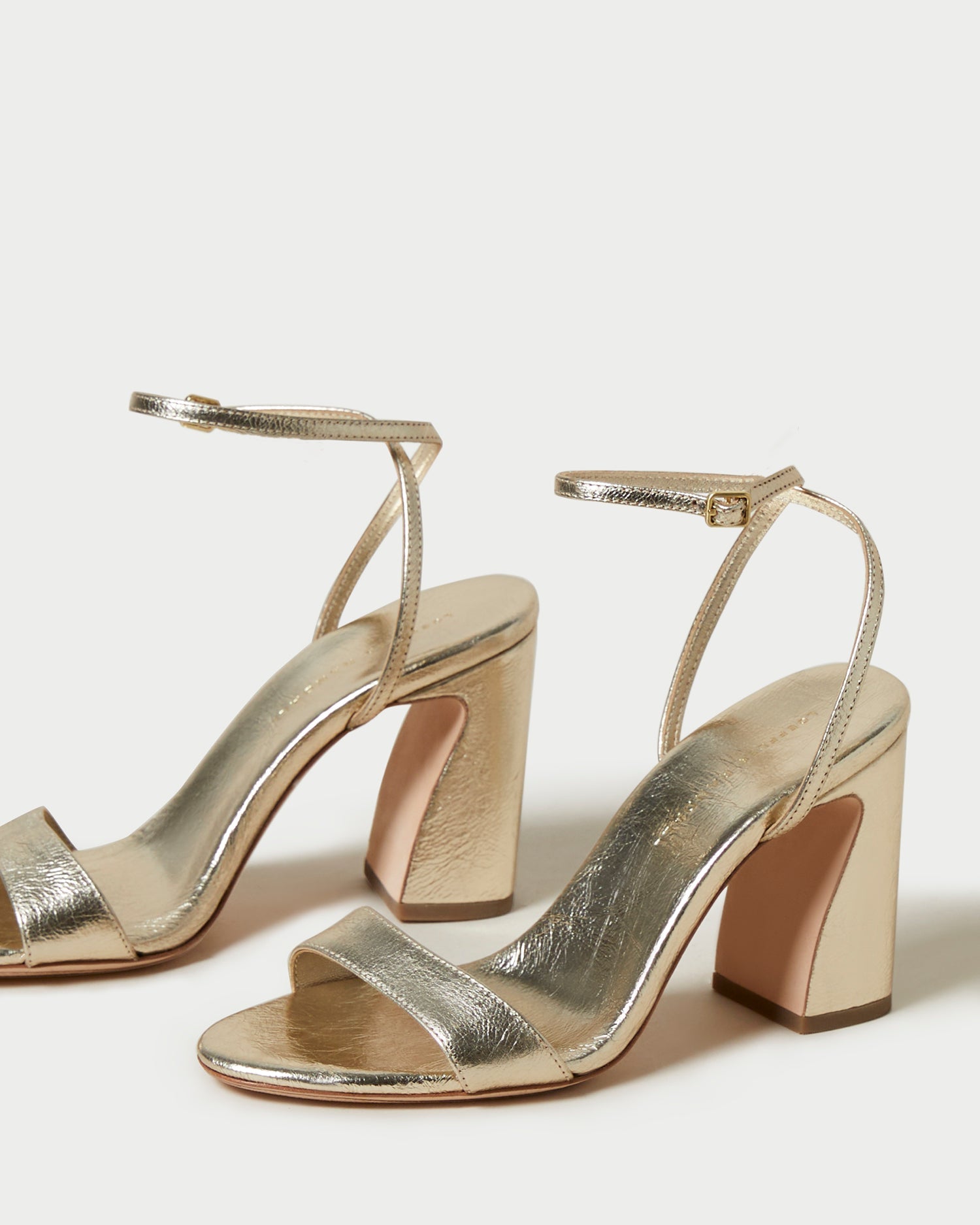 Loeffler Randall Women / Malia Champagne Curved-Heel Sandal
