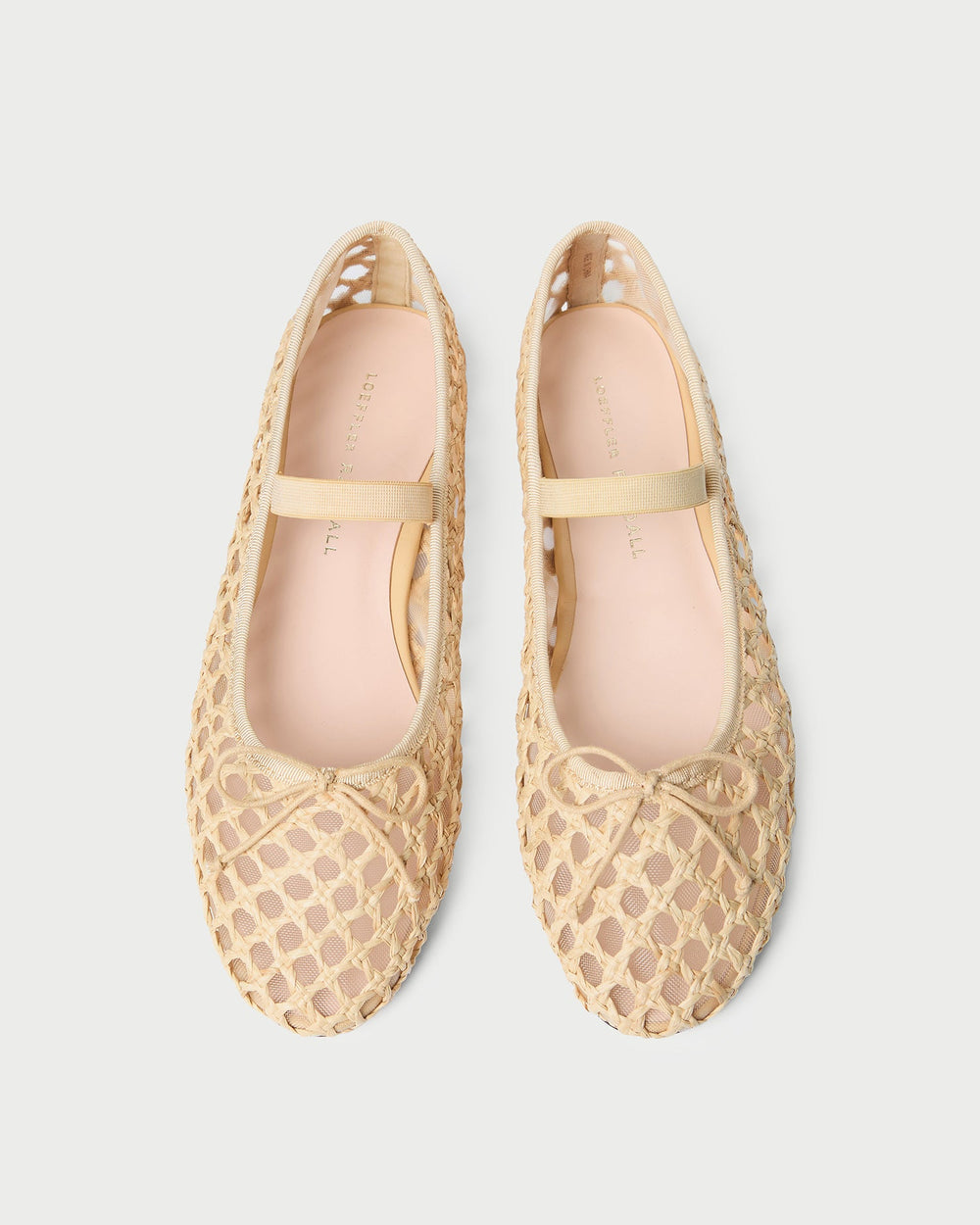 Loeffler Randall Women / Leonie Natural Crochet Ballet Flat