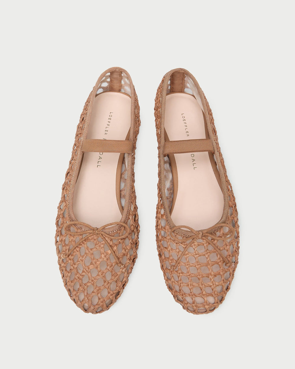 Loeffler Randall Women / Leonie Brown Crochet Ballet Flat