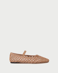 Loeffler Randall Women / Leonie Brown Crochet Ballet Flat