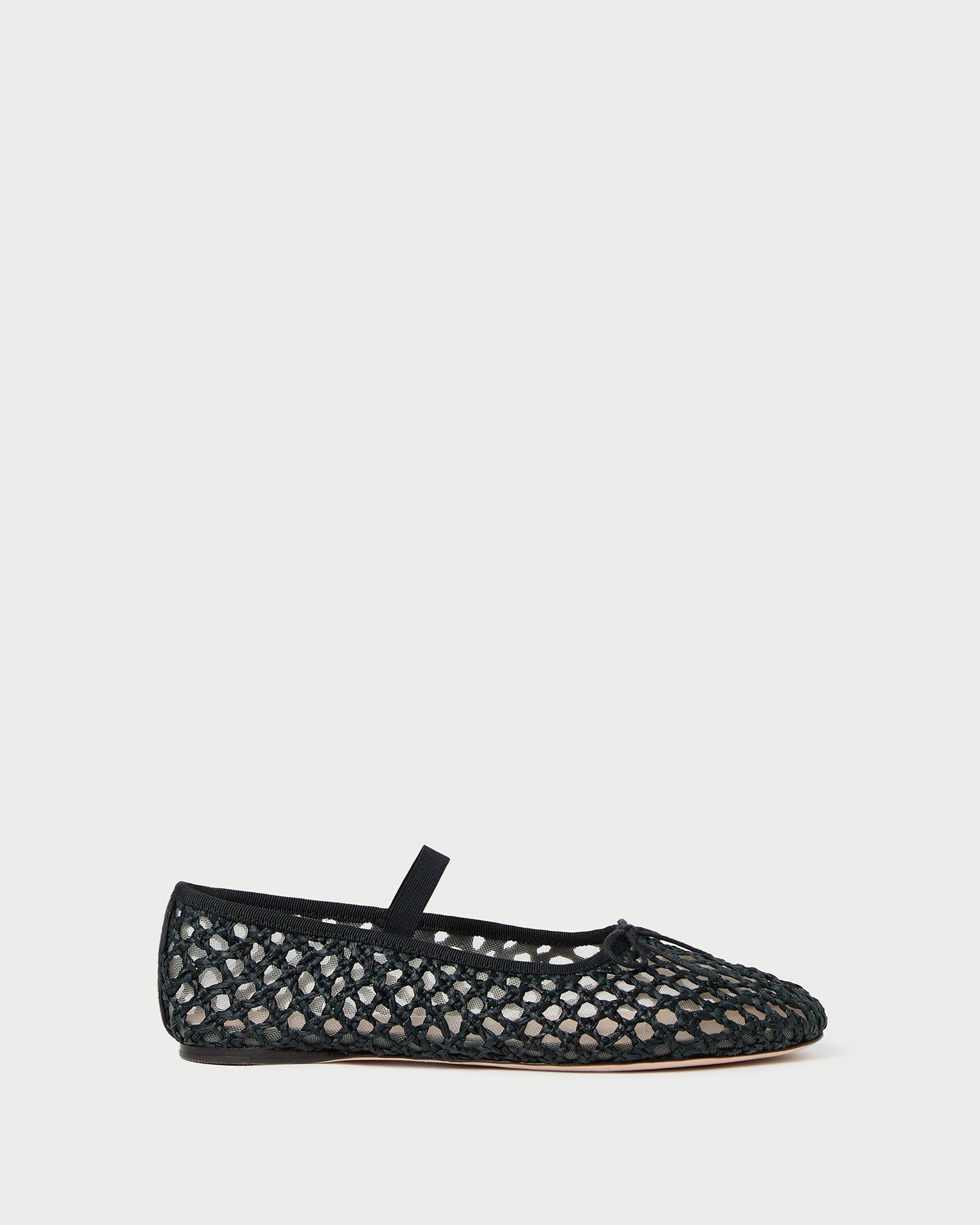 Loeffler Randall Women / Leonie Black Crochet Ballet Flat
