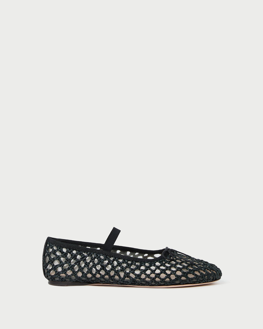 Loeffler Randall Women / Leonie Black Crochet Ballet Flat