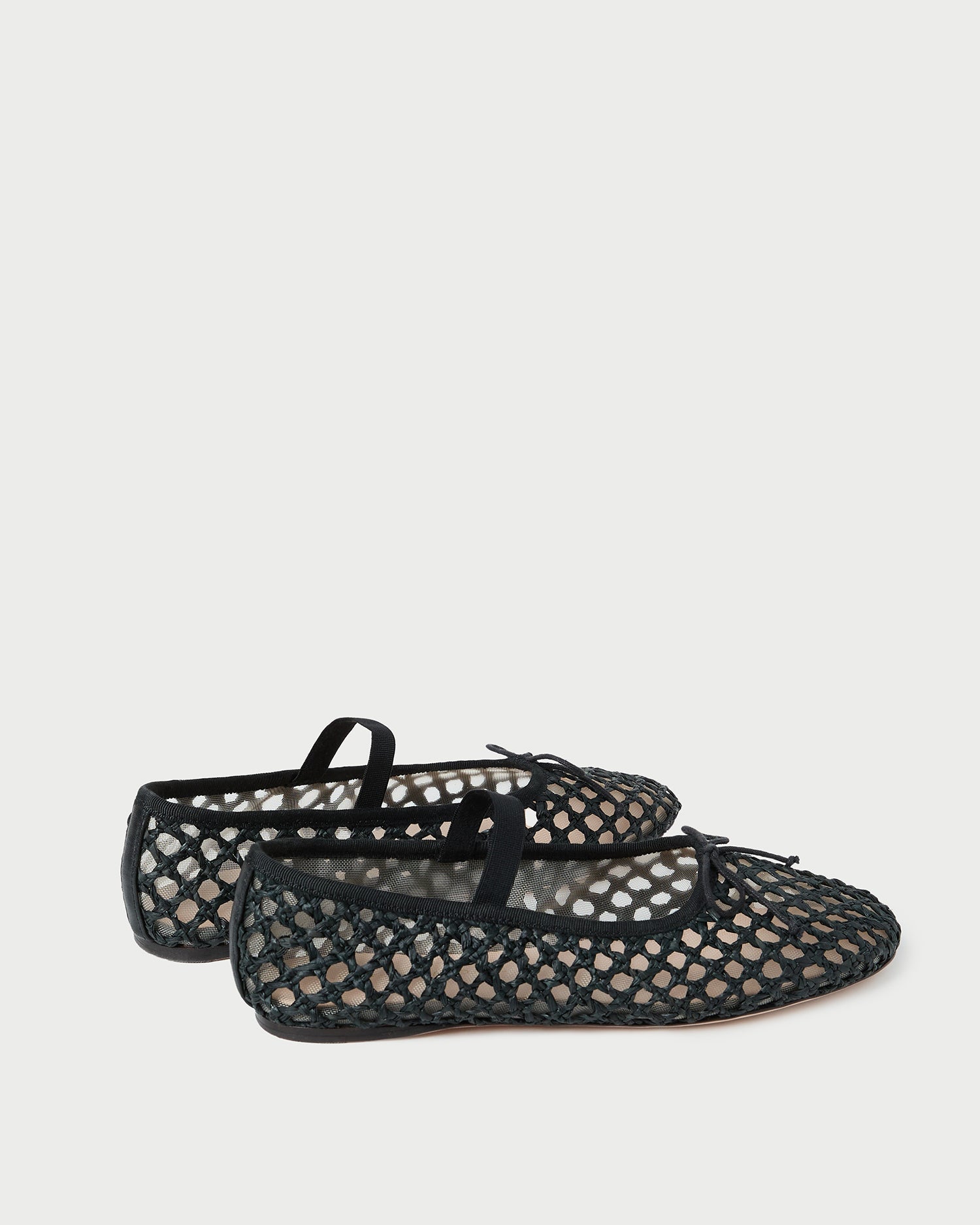 Loeffler Randall Women / Leonie Black Crochet Ballet Flat