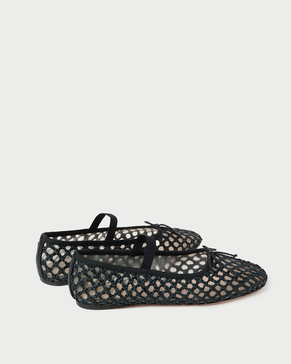 Loeffler Randall Women / Leonie Black Crochet Ballet Flat