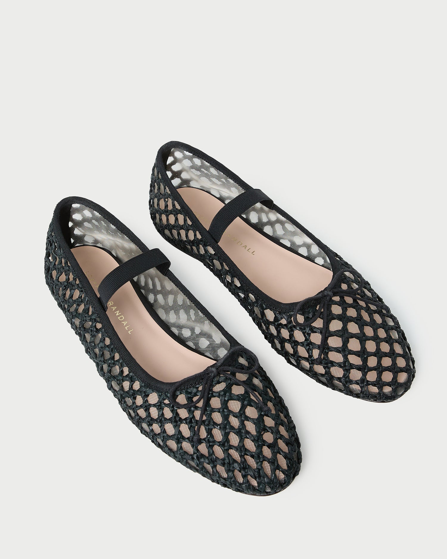 Loeffler Randall Women / Leonie Black Crochet Ballet Flat