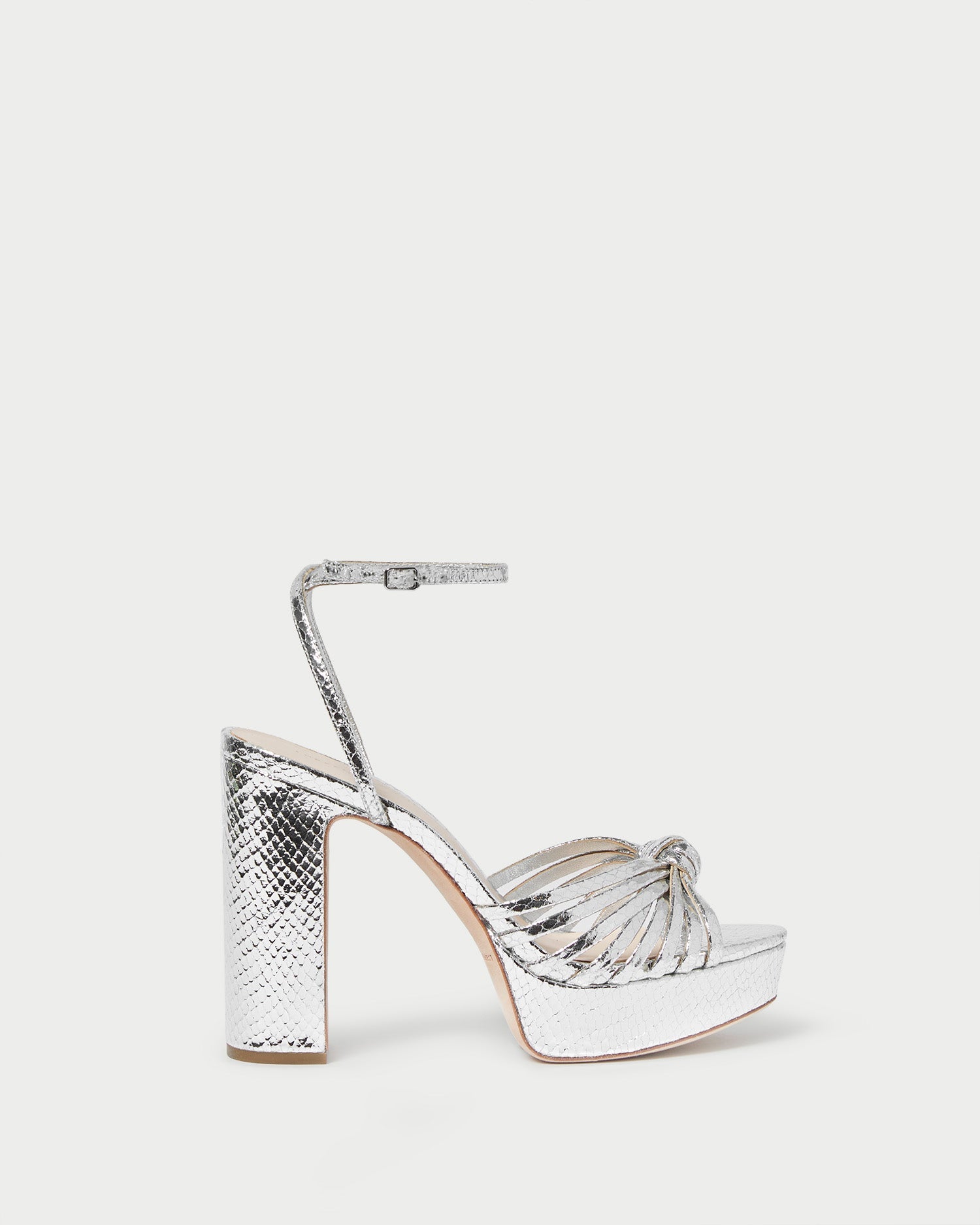 Loeffler Randall Women / Rivka Silver Knot Platform Sandal