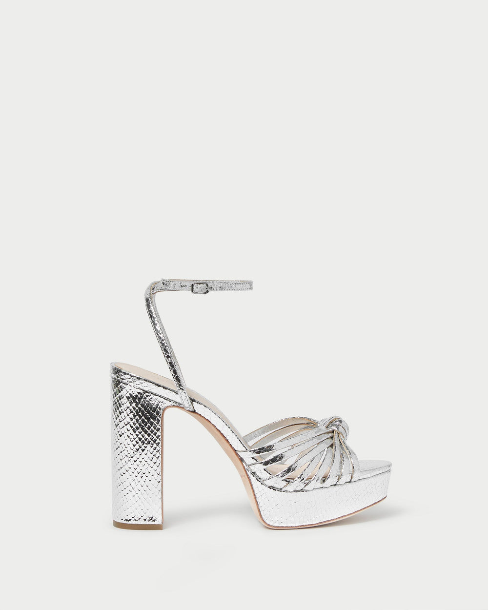 Loeffler Randall Women / Rivka Silver Knot Platform Sandal