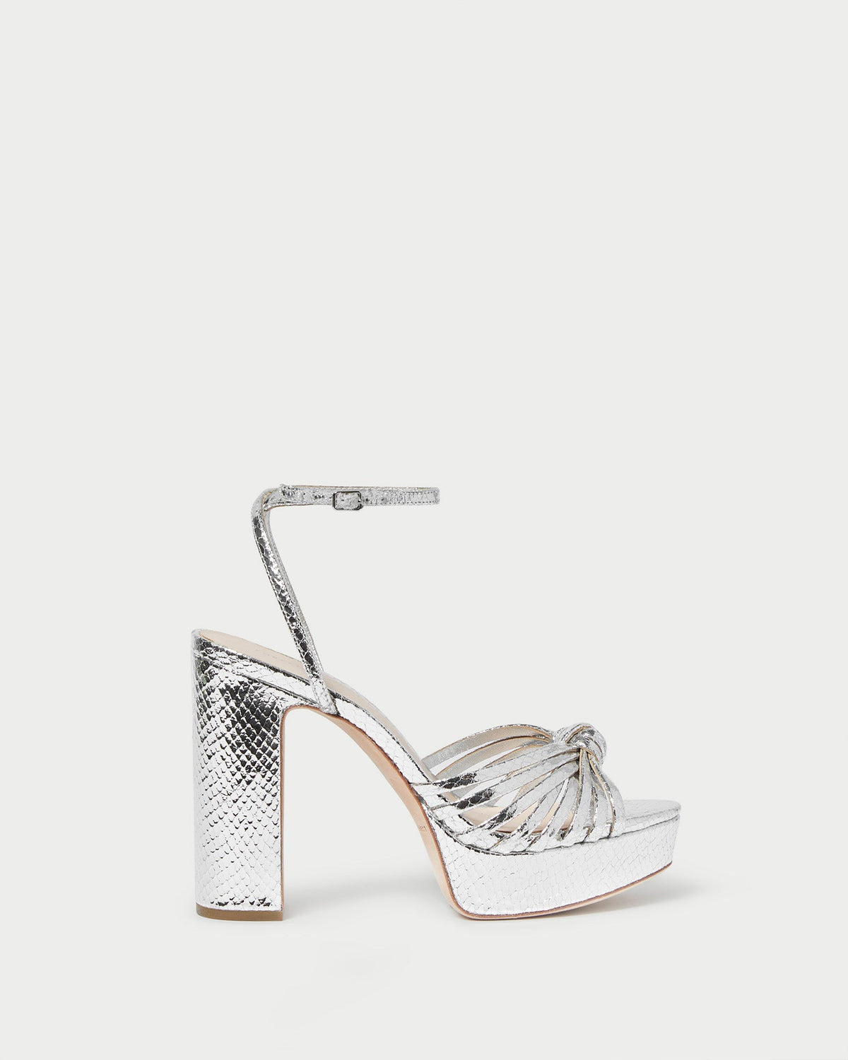 Loeffler Randall Women / Rivka Silver Knot Platform Sandal