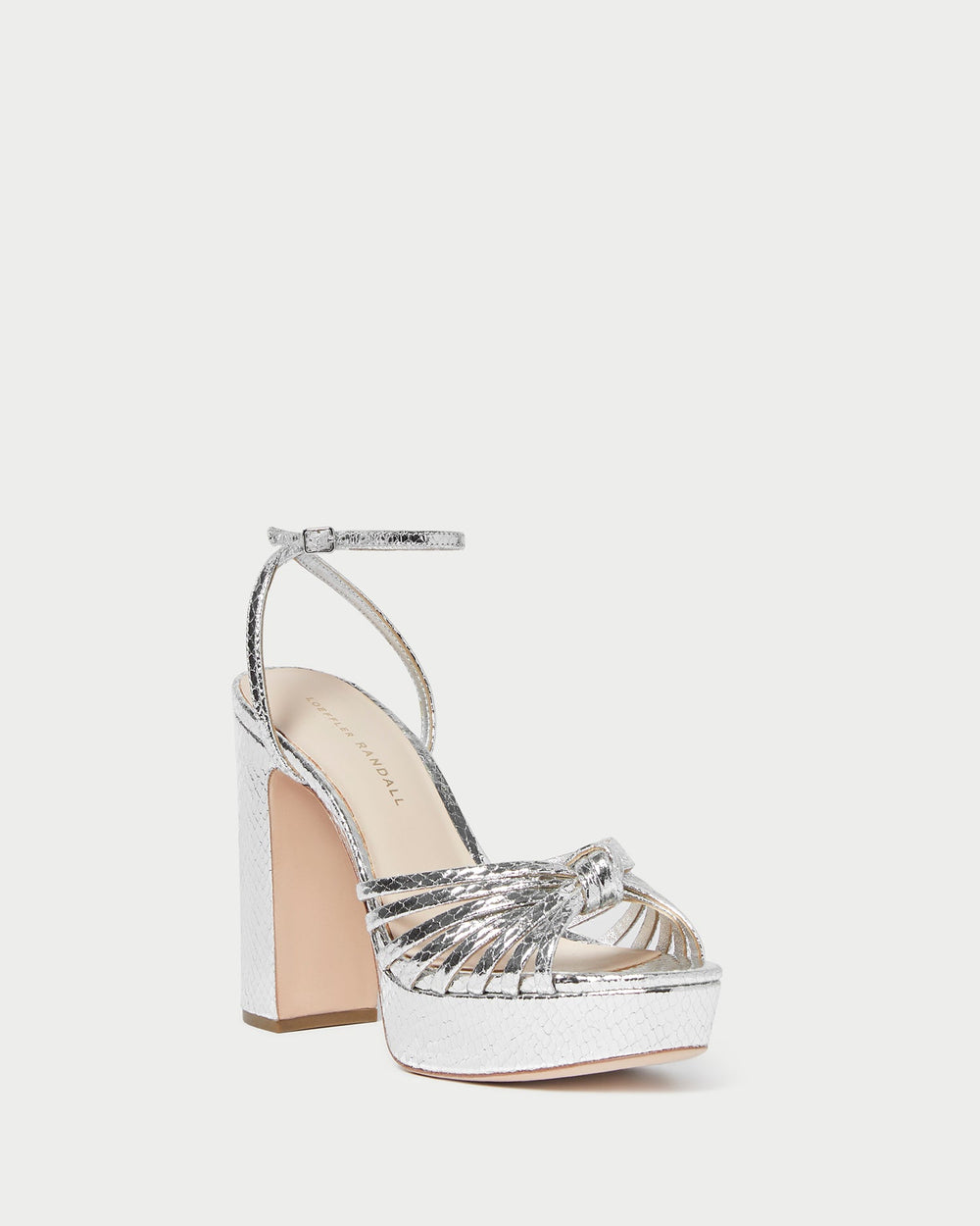 Loeffler Randall Women / Rivka Silver Knot Platform Sandal