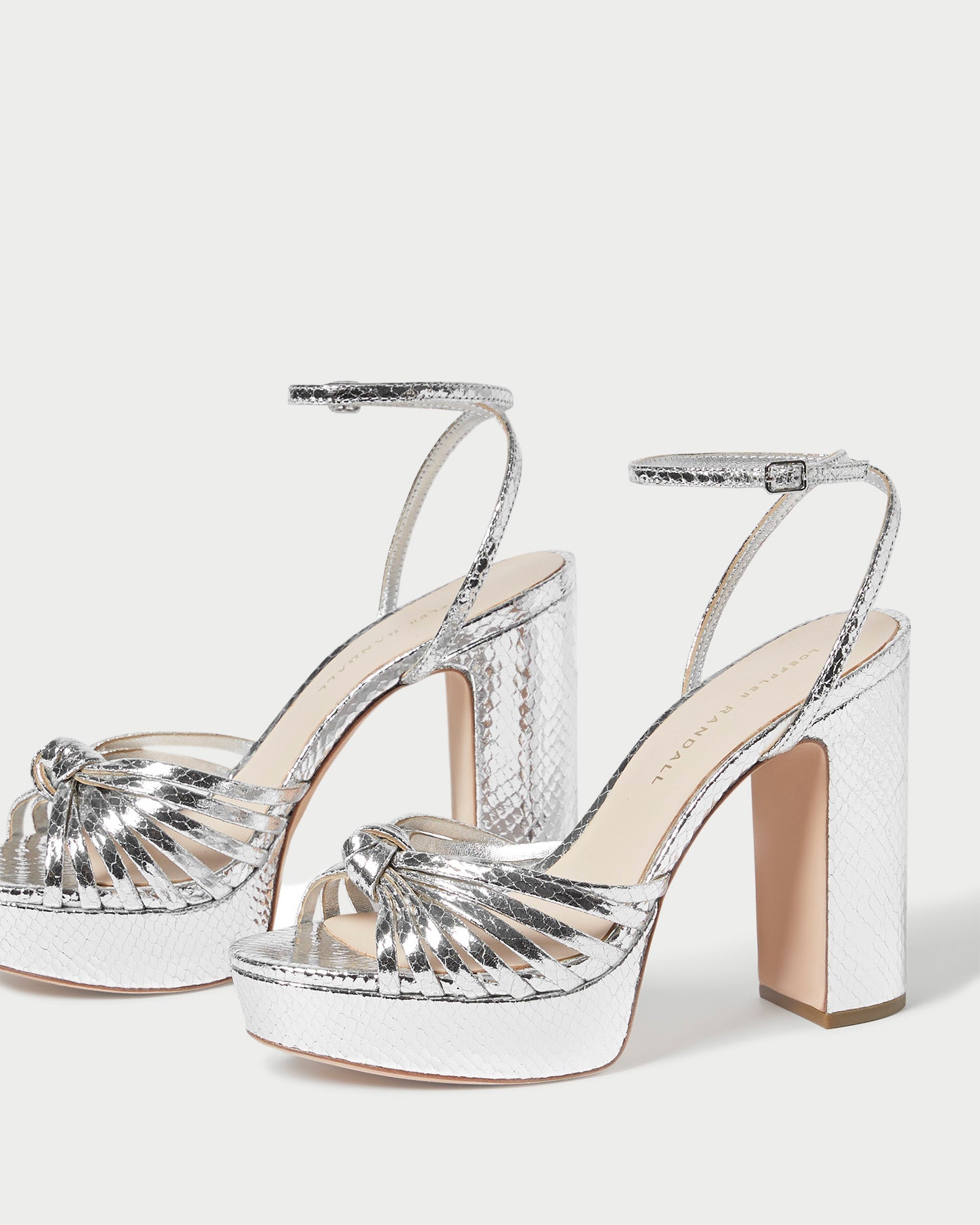 Loeffler Randall Women / Rivka Silver Knot Platform Sandal