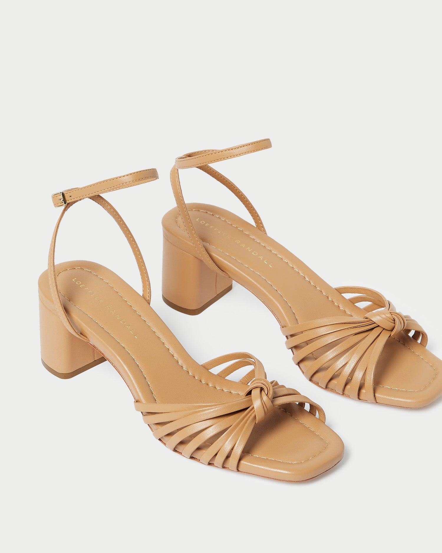 Loeffler Randall Women / Olivia Dune Knot Mid-Heel Sandal