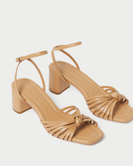 Loeffler Randall Women / Olivia Dune Knot Mid-Heel Sandal