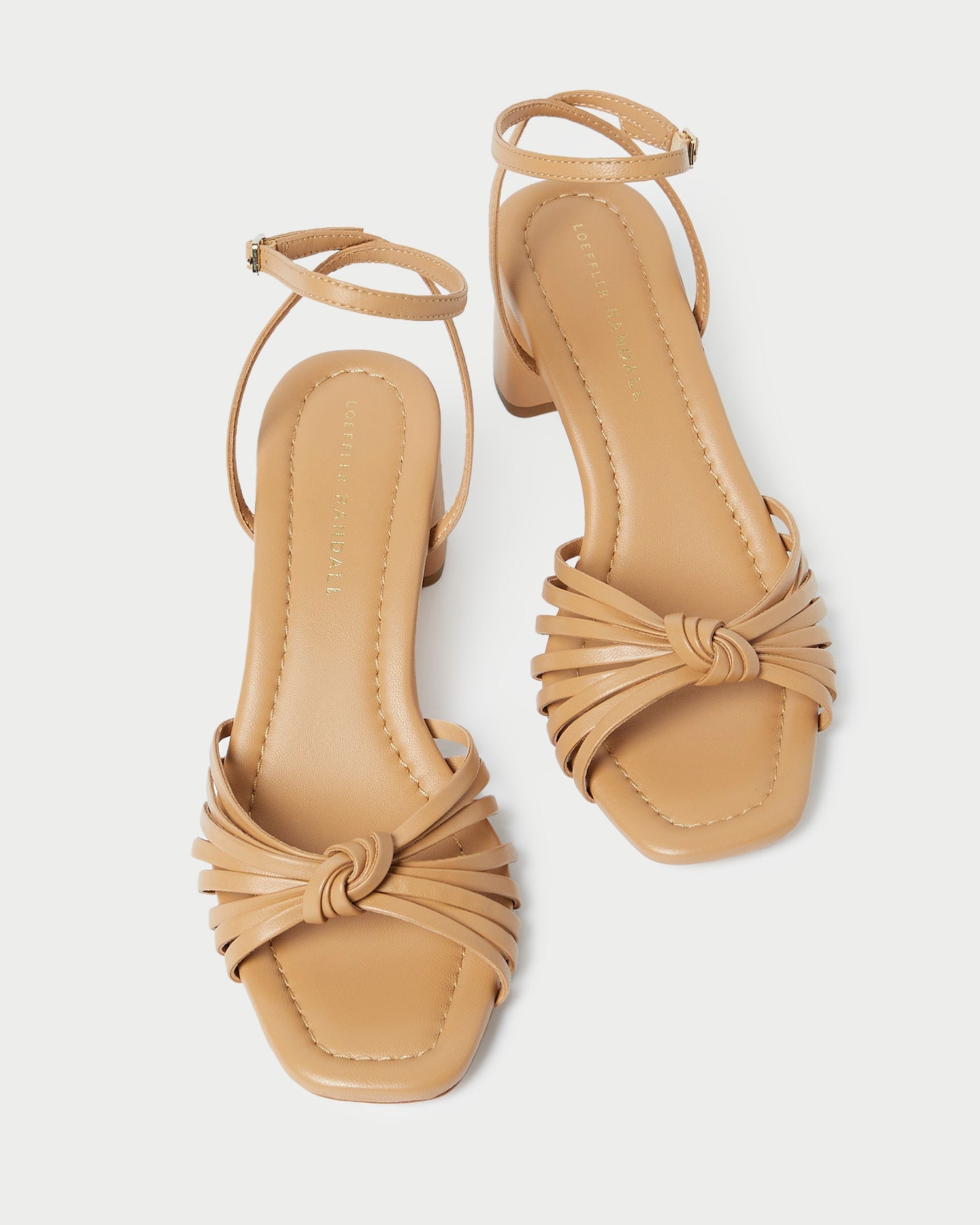 Loeffler Randall Women / Olivia Dune Knot Mid-Heel Sandal
