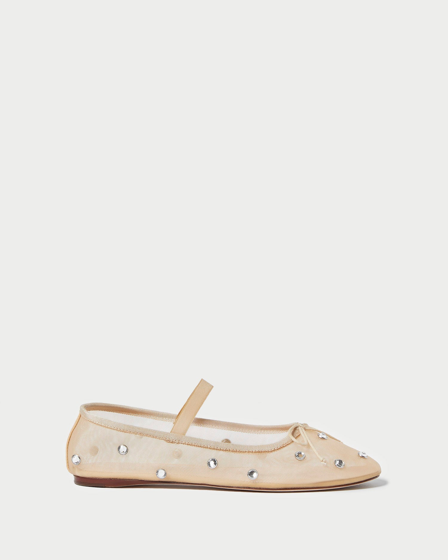 Loeffler Randall Women / Leonie Caramel/Crystal Ballet Flat