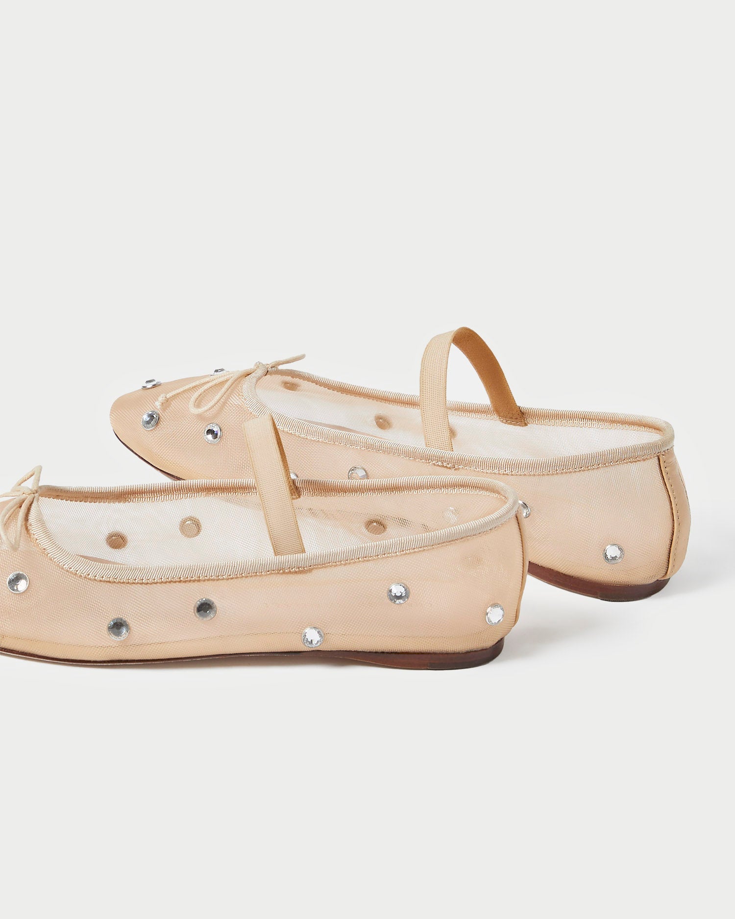 Loeffler Randall Women / Leonie Caramel/Crystal Ballet Flat