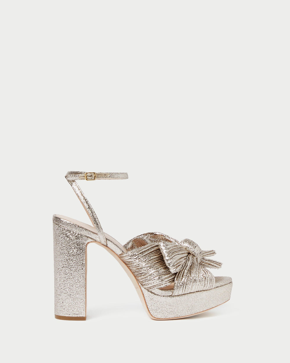 Loeffler Randall Women / Natalia Champagne Platform Bow Heel