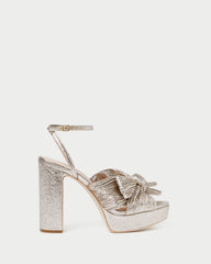 Loeffler Randall Women / Natalia Champagne Platform Bow Heel