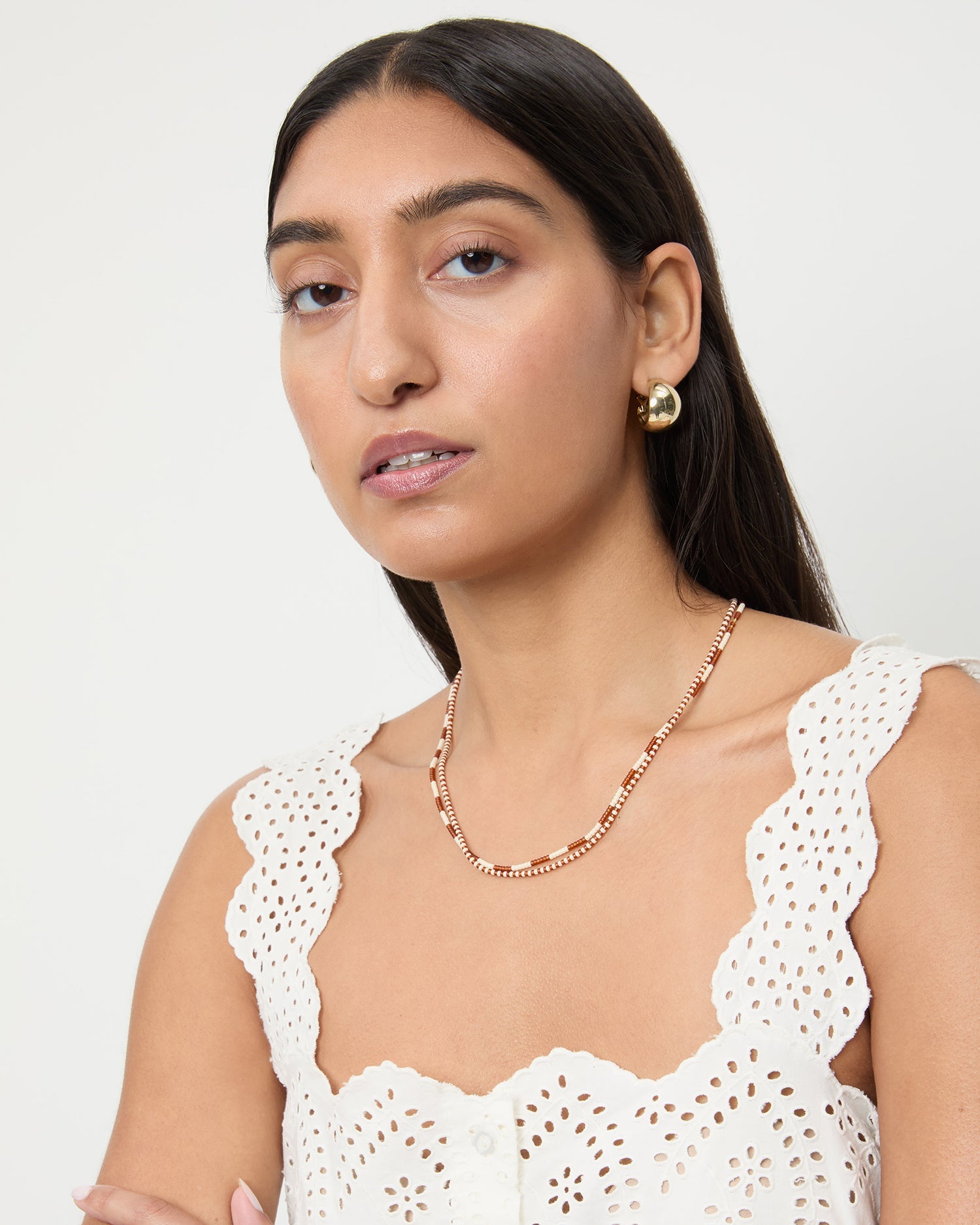 Loeffler Randall Women / Soo Amber/Cream Necklace Set